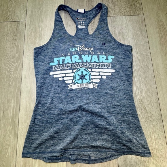 runDisney inaugural 2016 Star Wars half marathon Dark Side women's tank size m‎ - Picture 1 of 6